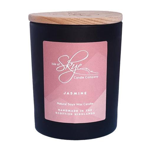 Isle of Skye Jasmine Black Candle