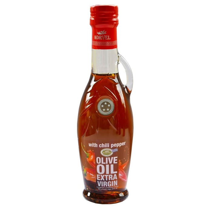 Korvel Extra Virgin Olive Oil with Chili 250ml
