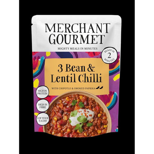 Merchant Gourmet 3-Bean & Lentil Chilli 280g