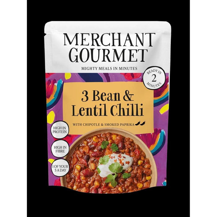 Merchant Gourmet 3-Bean & Lentil Chilli 280g