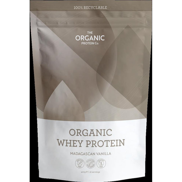 The Organic Protein Co Vanilla Organic Whey Protein 1.2KG