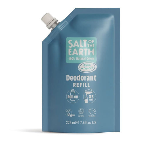 Salt of The Earth Rollon Refill Pouch Ocean Coconut 225ml