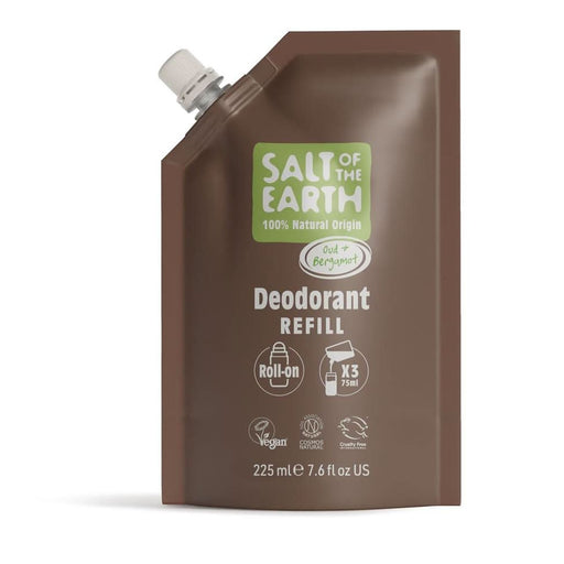 Salt Of the Earth Oud & Bergamt Deo Refill Pouch 300ml
