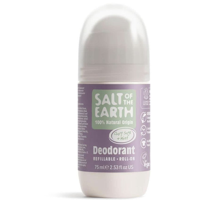 Salt Of the Earth Clary Sage Mint Refillable 75ml