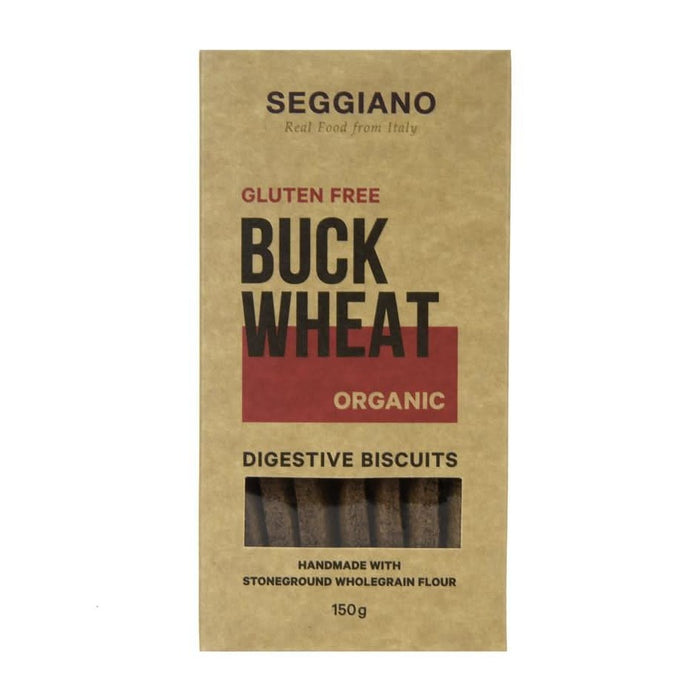 Seggiano Organic Buckwheat Digestive Biscuits 150g