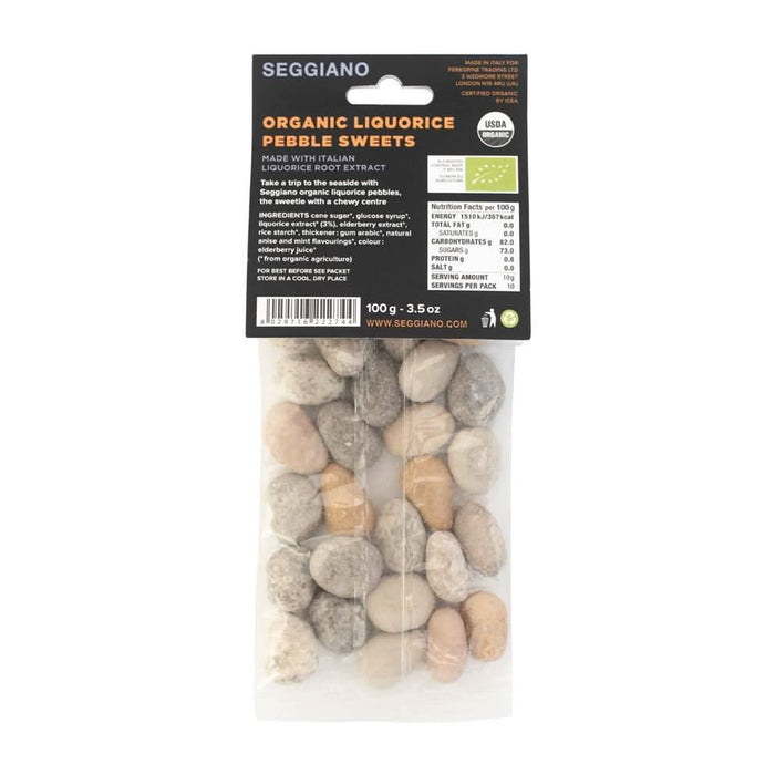 Seggiano Organic Liquorice Pebbles 100g