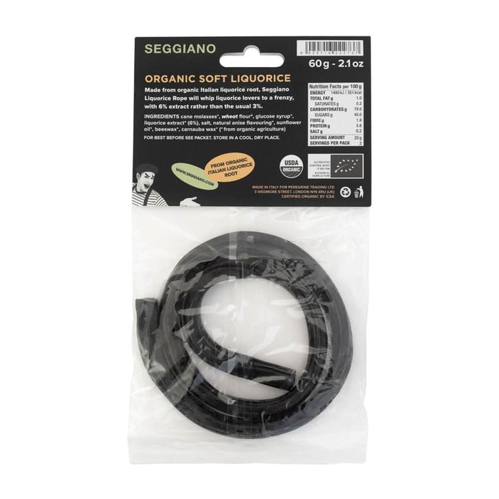 Seggiano Organic Liquorice Ropes 60g