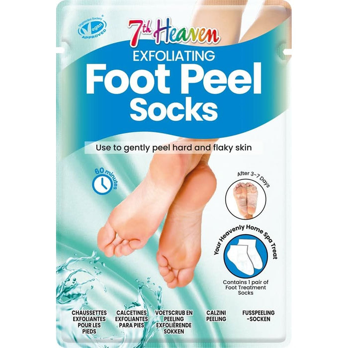 7th Heaven Exfoliating Foot Peel Socks - Dead Skin Removal