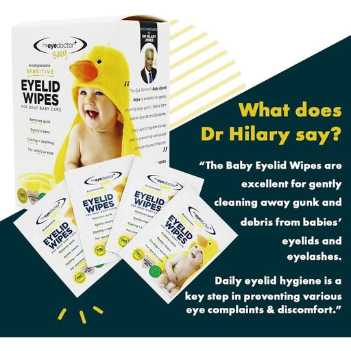The Eye Doctor Baby Eye Lid Sterile Wipes x 20