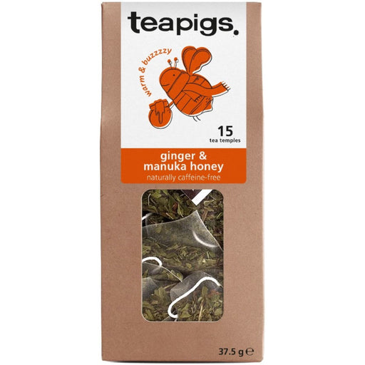 Teapigs Ginger & Manuka Honey Tea 15 Teabags