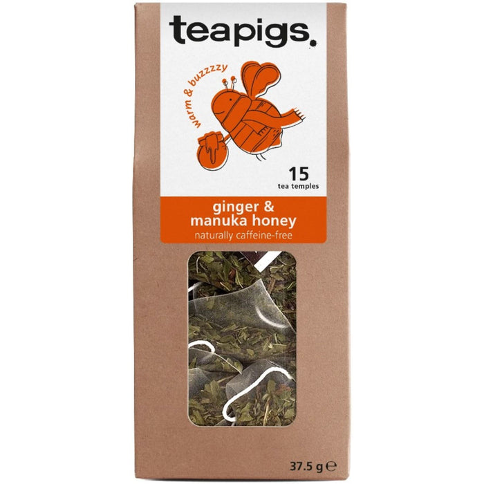 Teapigs Ginger & Manuka Honey Tea 15 Teabags