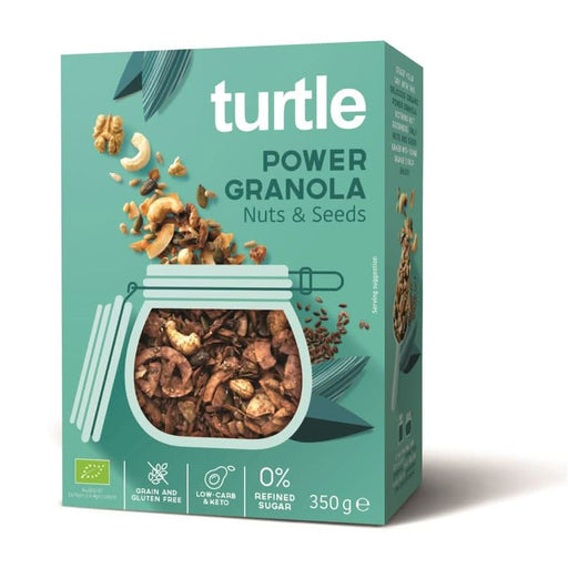 Turtle Organic & Gluten Free Grain Power Granola Nuts & Seeds 350g