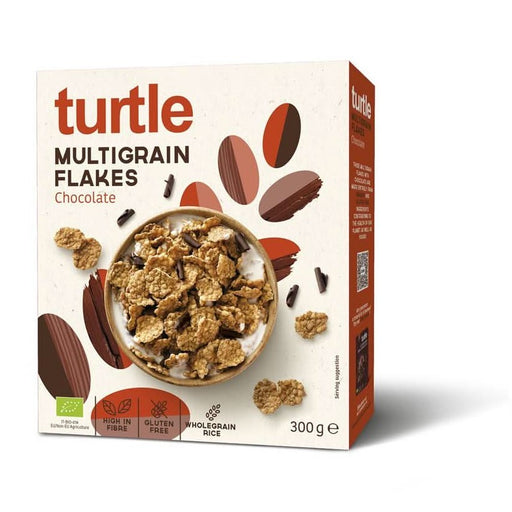 Turtle Organic & Gluten Free  Multigrain Flakes with Dark Chocolate 300g