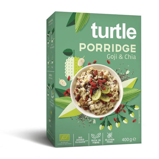 Turtle Organic & Gluten Free Porridge Goji & Chia 400g