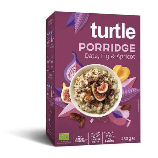 Turtle Organic Porridge Date Fig Apricot 450g