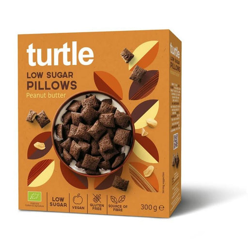Turtle Organic Low Sugar Pillows Peanut Butter 300g