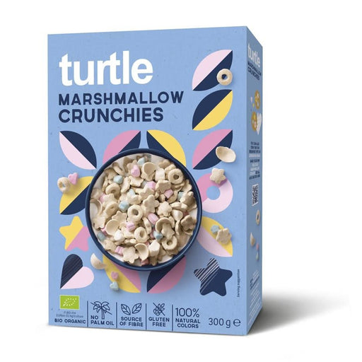 Turtle Organic & Gluten Free Marshmallow Crunchies 300g