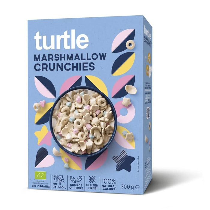 Turtle Organic & Gluten Free Marshmallow Crunchies 300g