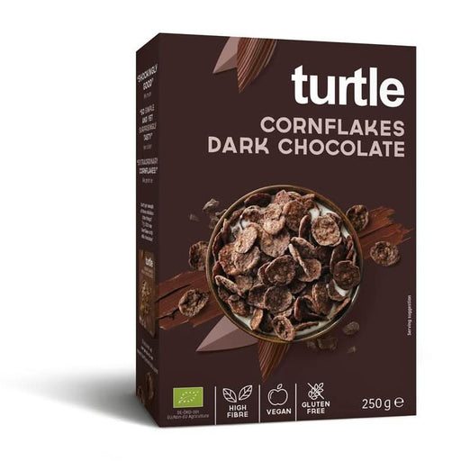 Turtle Organic & Gluten Free Dark Chocolate Cornflakes 250g