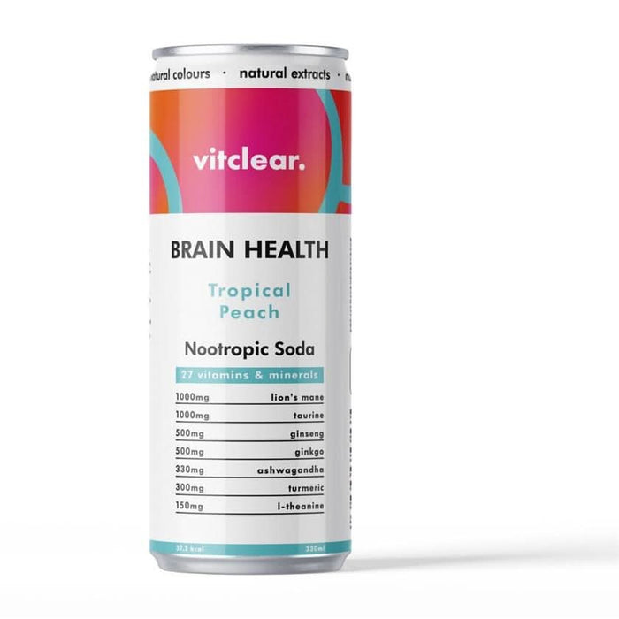 Vitclear Brain Health Nootropic Soda 330ml