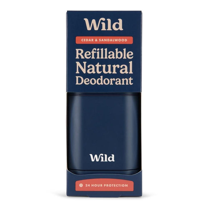 Wild Men's Navy Sandalwood Deo 40g