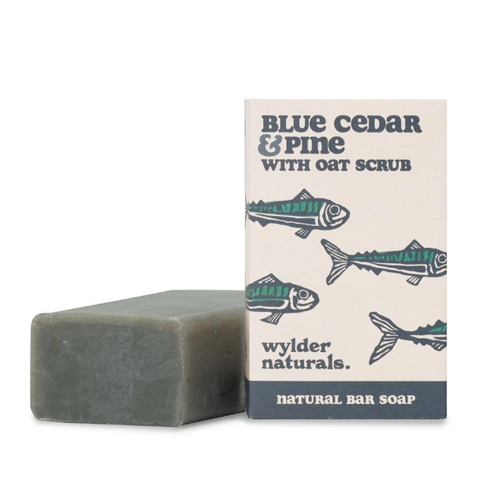 Wylder Naturals Soap Blue Cedar & Pine 120g
