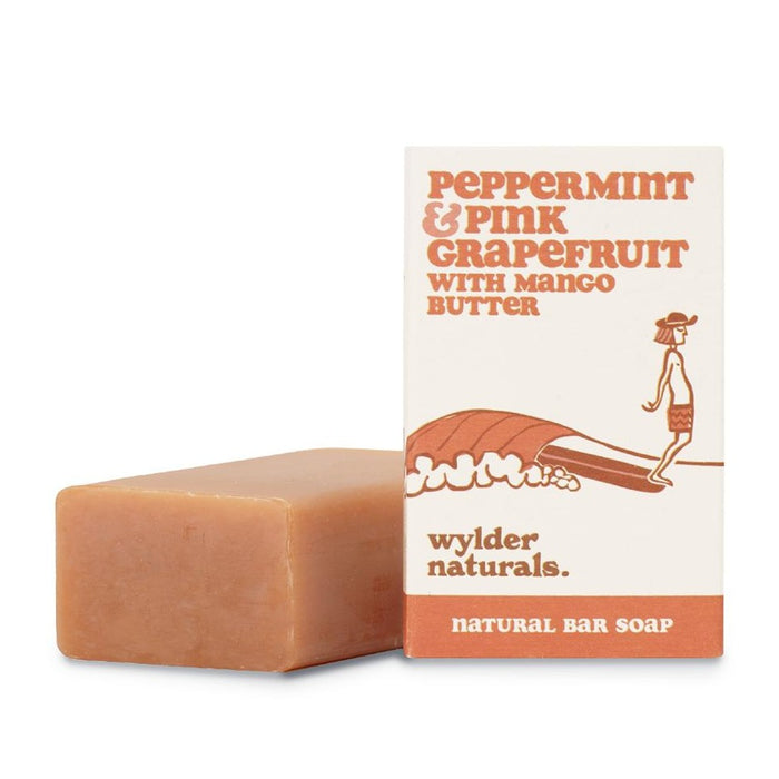 Wylder Naturals Soap Peppermint & Grapefruit 120g