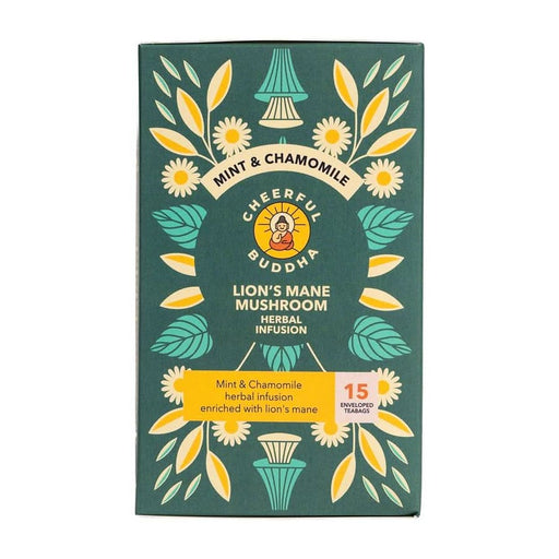 Cheerful Buddha Lion's Mane Mint & Chamomile Tea 15 Bags