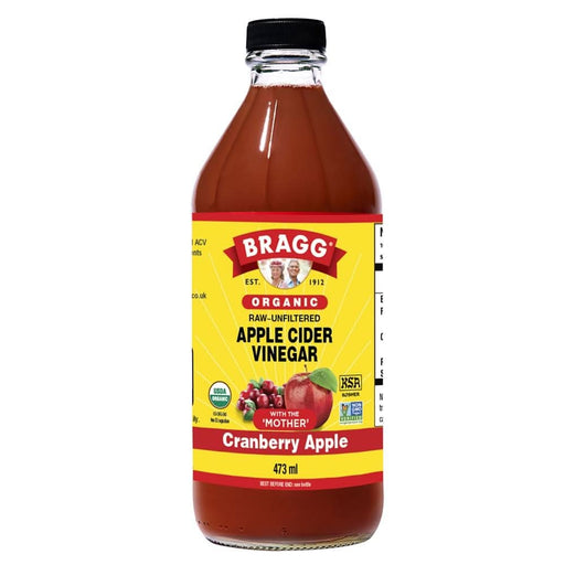 Bragg Organic Apple Cider Vinegar & Cranberry Apple 473ml