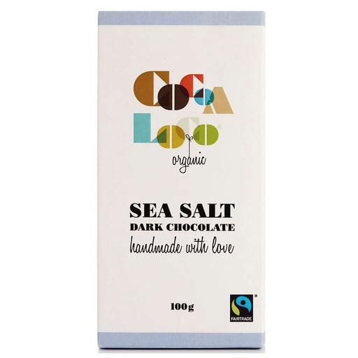 Cocoa Loco Dark Chocolate & Sea Salt Bar 100g