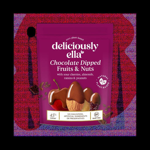 Deliciously Ella Dipped Sharing Choc Fruit & Nut 90g