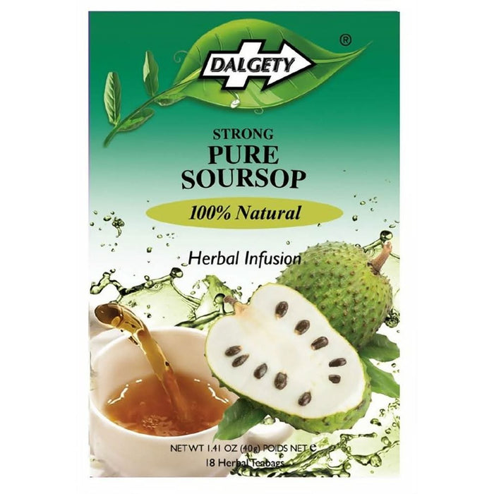Dalgety Strong Pure Soursop Herbal Tea 18 Bags