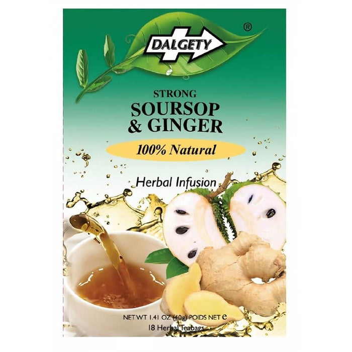 Dalgety Soursop & Ginger Herbal Tea 18 Bags
