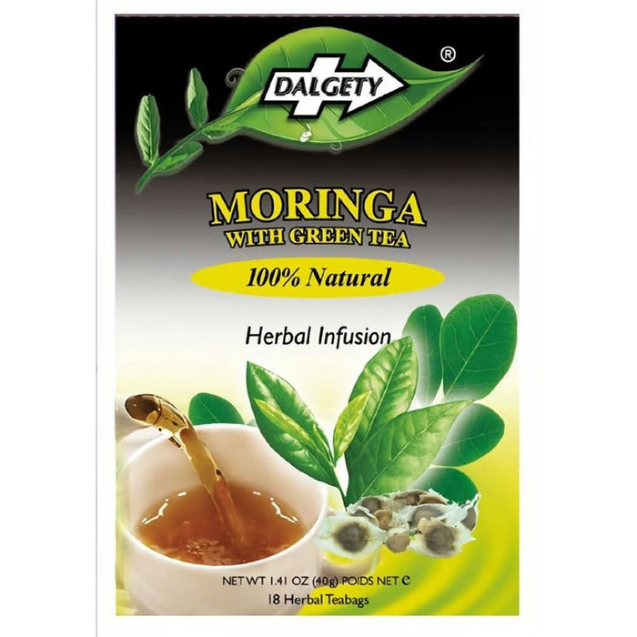 Dalgety Moringa & Green Tea Herbal Tea 18 Bags