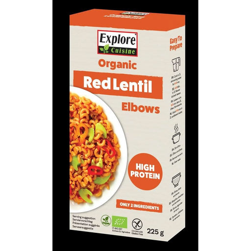 Explore Cuisine Organic Red Lentil Elbows 225g
