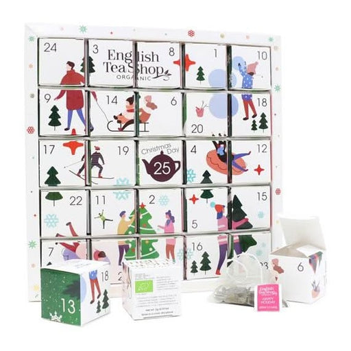 English Tea Shop White Puzzle Advent Calendar 25 Bags