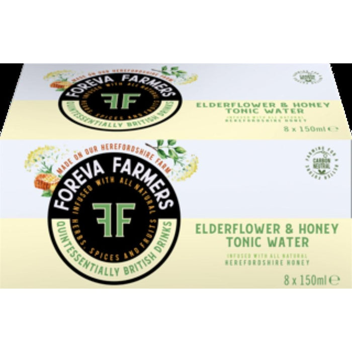 Foreva Farmers Elderflower Honey Tonic 8x150ml
