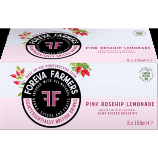 Foreva Farmers Pink Rosehip Lemonade 8x150ml