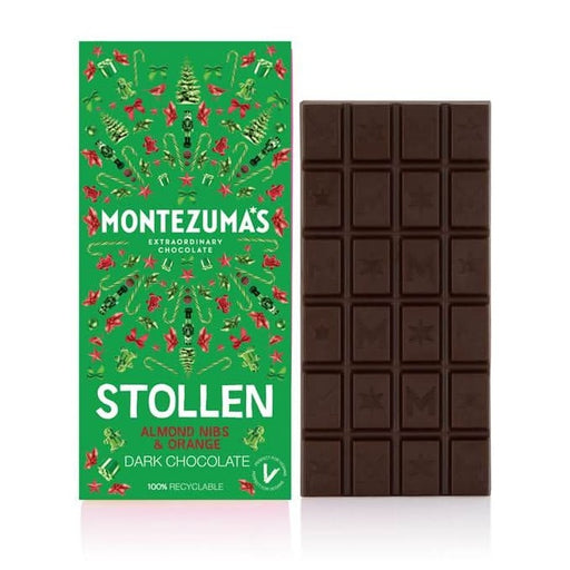 Montezumas Dark Chocolate Stollen Bar 90g