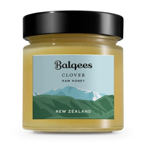 Balqees Raw New Zealand Clover Honey 250g