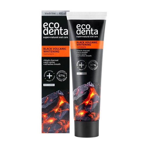 Ecodenta Toothpaste Black With Volcanic Minerals 100ml