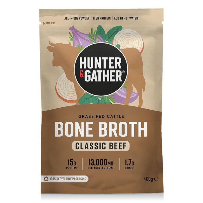 Hunter & Gather Bone Broth Classic Beef 400g