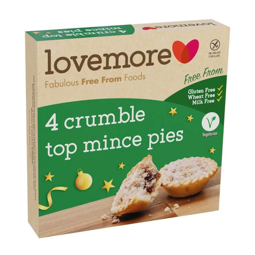 Lovemore 4 Crumble Mince Pies 230g