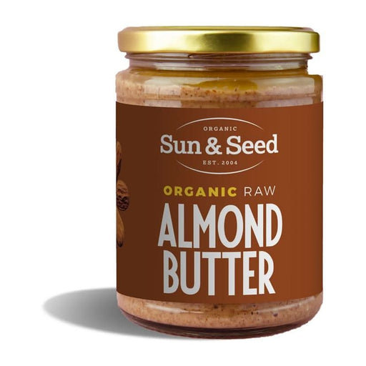 Sun and Seed Organic Raw Almond Butter 500g