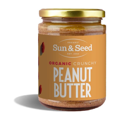 Sun and Seed Organic Crunchy Peanut Butter 500g