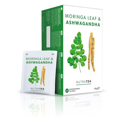 Nutratea Moringa Leaf & Ashwagandha 20 Tea Bags