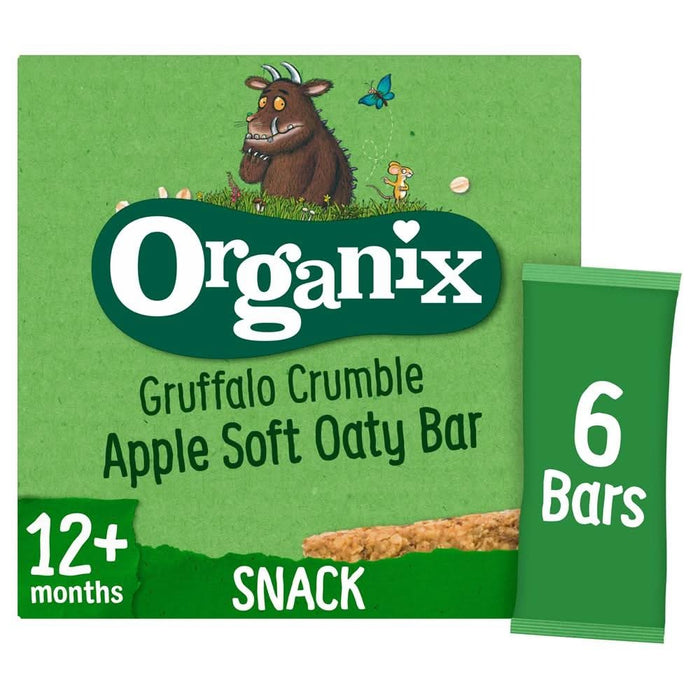 Organix Gruffalo Crumble Oat Bar Apple 6 x 23g