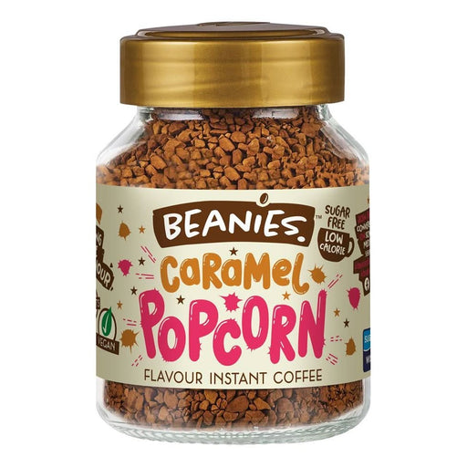 Beanies Caramel Popcorn Flavour Coffee 50g