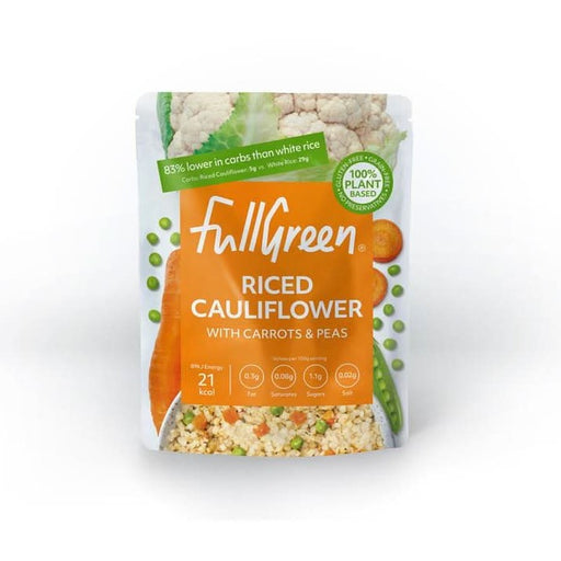 Fullgreen Riced Cauliflower Carrot & Peas 200g