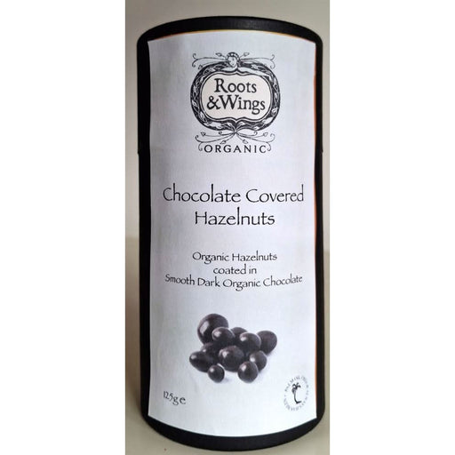 Roots and Wings Chocolate Covered Hazelnuts 120g